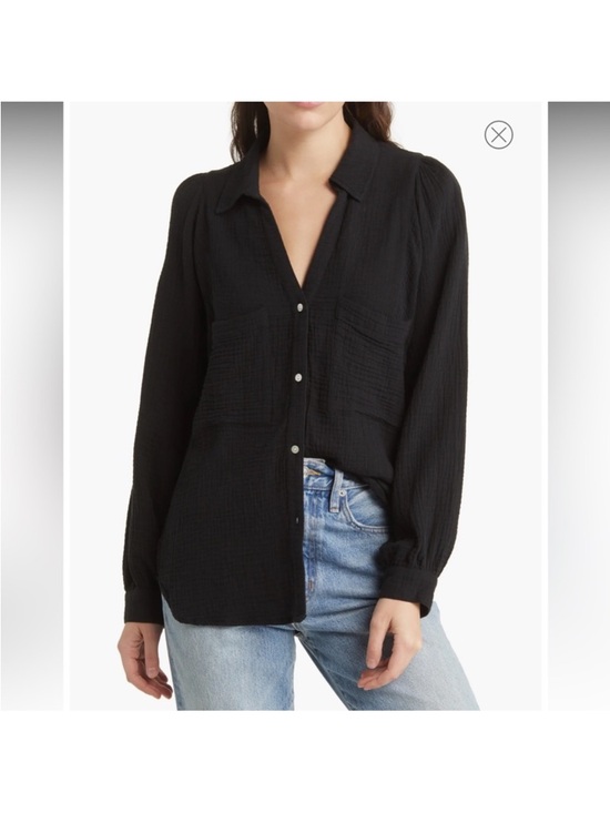 Rails Tops - Rails Lauren Women’s Cotton Gauze Button Down Shirt size small